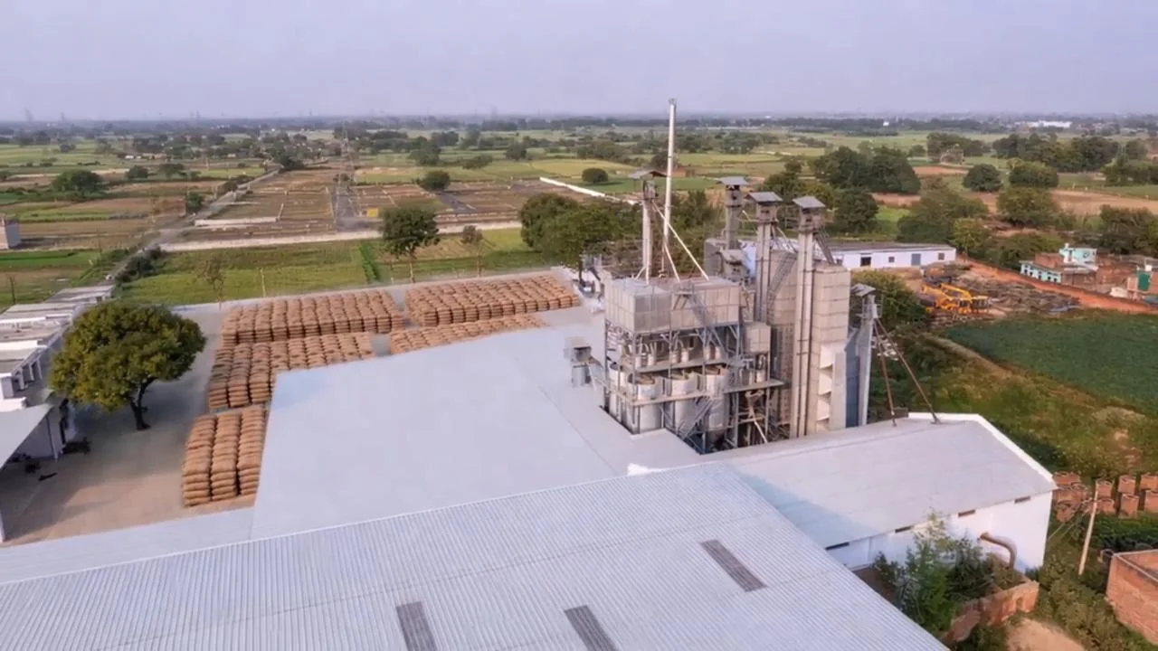 Mahagauri Agro Ventures factory — aerial view, Etawah UP